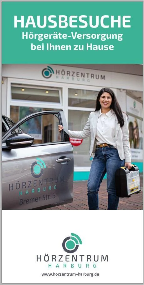 Cansu-Meric Gökdemir – Hörzentrum Süderelbe – eine Anzeige für Hörpflegedienste bei Hausbesuchen des Hörzentrums Harburg in der Bremer Straße 5 in Hamburg, Deutschland